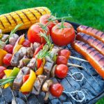 Barbecue family cookout bbq food backyard grill vegetables ideas healthy summertime grilling tips great surviving summer grilled vegetable throw planning